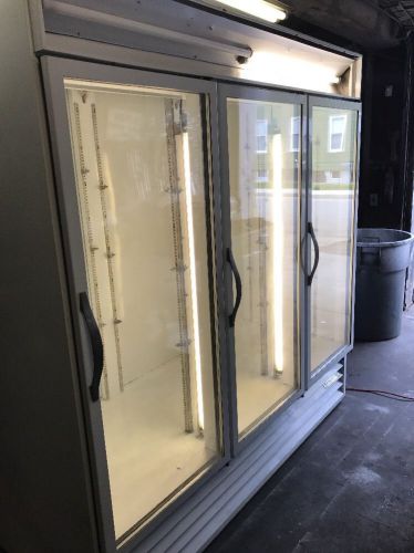 Beverage Air Commercial 3 Door Glass Refrigerator MT72-W-55