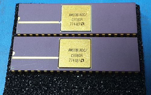AMD AM9080ADC DIP-40 (C8080 FAMILY) Microprocessor CPU 8-Bit 64kb N-channel MOS