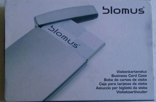 blomus GENTS stainless steel business card holder HINGED #68257 name case