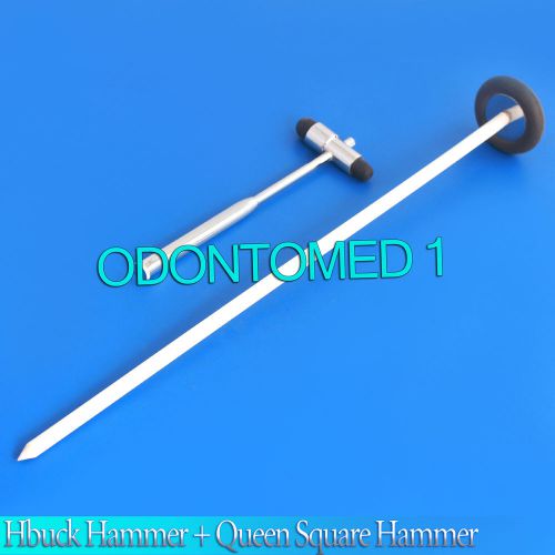 NEW 2 EACH BUCK HAMMER + QUEEN SQUARE Hammer Medical Surgical Instrument 13&#034;
