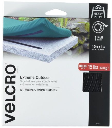 Velcro brand - extreme outdoor - extreme - 1&#034; wide tape, 10&#039; - black for sale