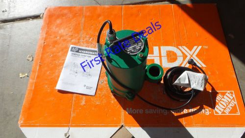 Hydromatic shef50m1 submersible effluent pump 518670017 sewage .5 hp 1/2 115v for sale