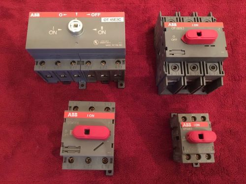 ABB General Purpose Switches Lot Of 4