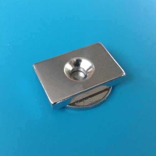 Wholesale 30x20x5mm Countersunk 5mm neodymium strong block rare earth magnets