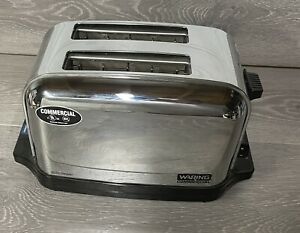 Waring WCT702 Chrome 2 Slice Commercial Toaster w/ Two 1-3/8in Slots