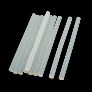 10Pcs 11x180mm Hot Melt Glue Gun Sticks Clear White for Package Sealing