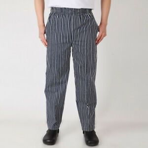 Chef Baggy Pants, Chef Uniform, Cook, Culinary Appare Striped 4XL