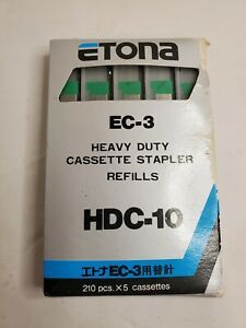 ETONA HDC-10 Green Color Coded Cassettes Staples for EC-3 Stapler