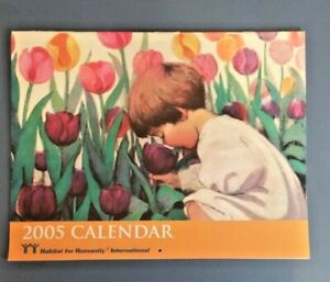 HABITAT FOR HUMANITY 2005 Calendar with Beautiful Artwork   Mint