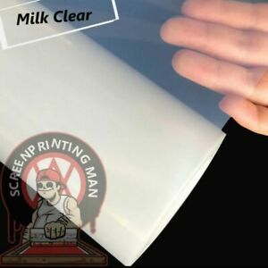 USA 4 Roll Waterproof Inkjet Milky Transparency Film for Silk Screen 24&#034; x 100FT
