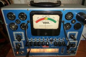 Vintage EICO Model 625 Tube Tester Powers On with No Manuals for Parts