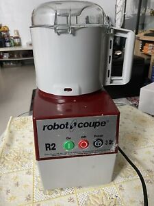 Used Robot Coupe R2 Food Processor 3 QT- Gray