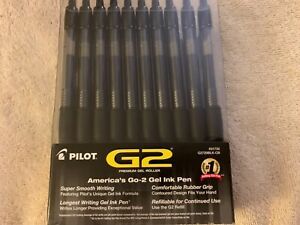 Pilot G2 pack of new 20 Black Gel Pens .7 mm Fine Point Premium Gel Roller