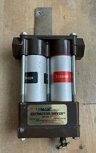 LAMAN CORP MODEL 107 EXTRACTOR DRYER TWO STAGE COMPRESSED AIR FILTER 250PSI MAX