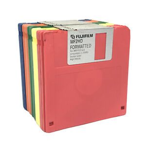 Fujifilm Floppy Disks 3.5&#034; 2HD ~ 1.44 MB High Density ~ Pack Of 22