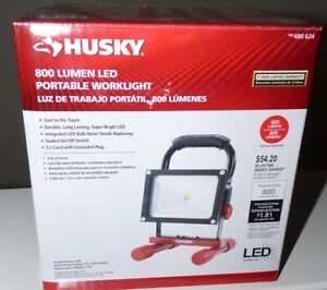 Husky 800-Lumen Portable LED Work Light, 480 624, 5 ft Cord