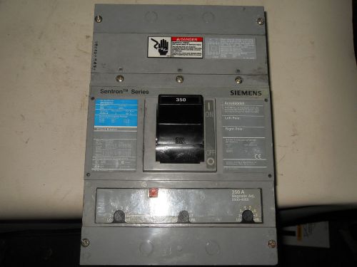 (q1-1) 1 siemens jxd63b350 circuit breaker 350a 3p 600v for sale