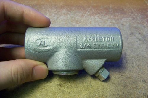 New appleton 3/4 eyf-eye explosion proof conduit fitting 3/4&#034; for sale