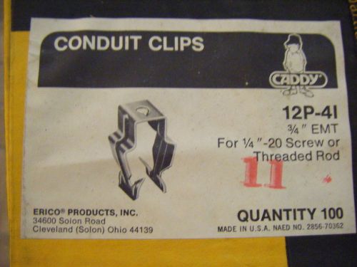 CADDY 12P-4I CONDUIT HANGERS - BOX OF 100 - FOR 3/4&#034; EMT CONDUIT