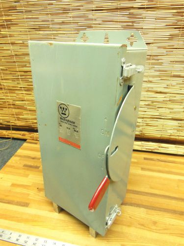 Westinghouse HD safety switch 30A 600V Type 12 enclosure CAT. JHFN261