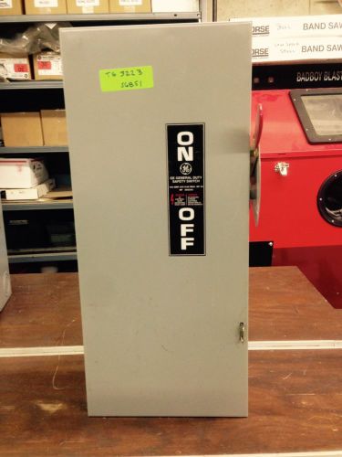Ge tg 3223 single phase fusable safety switch for sale