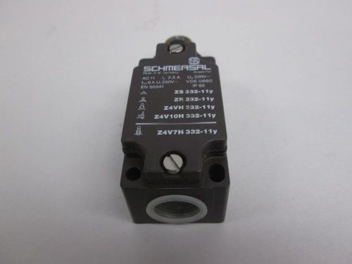 New schmersal z4v10h 332-11y roller limit switch 250v-ac 6a amp d280568 for sale