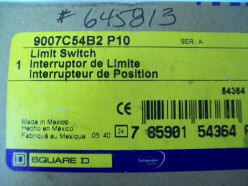 Square d 9007c54b2 p10 series.a limit switch - nib - free shipping!!! for sale