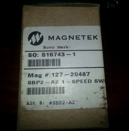 Magnetek Switch SBP2-A2  1 speed