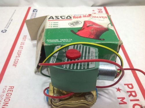 Asco red-hat 8210h105b gas shut-off valve 3/8&#034; normally closed 5-250psi lp gas v for sale