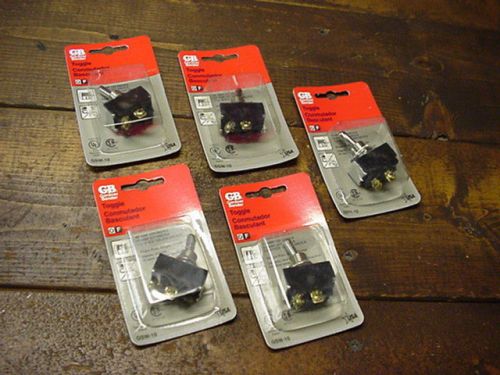 Gardner Bender #GSW10 On-Off Toggle Switches (5)