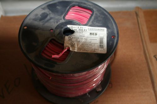 New 500 ft spool  # 12 stranded thhn thwn wire red for sale