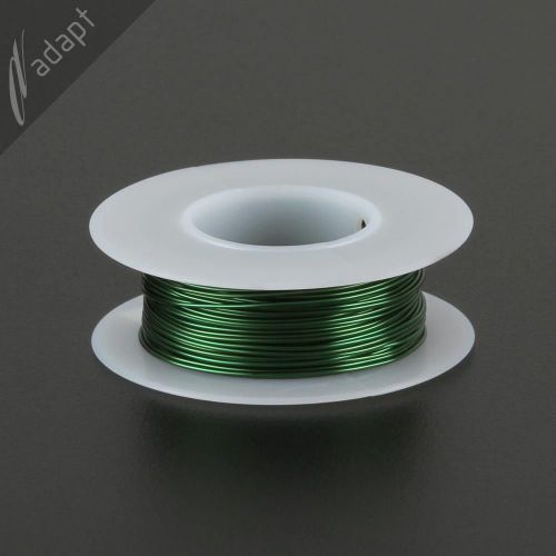 Magnet Wire, Enameled Copper, Green, 22 AWG (gauge), 155C, 1/8lb, 63ft
