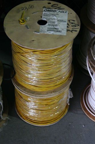 1000&#039; omni cable 22awg 10c unshielded plenum sound alarm security cable for sale
