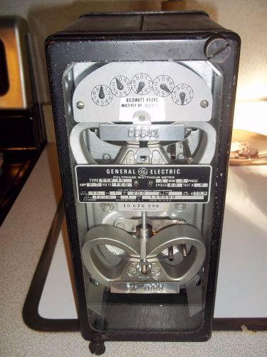 Vintage.General Electric GE type watt-hour test meter