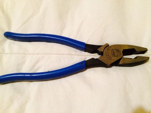 Lineman&#039;s pliers klein threaded chaser hand jaws for sale