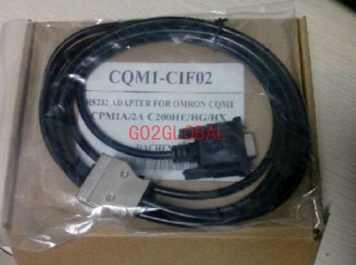 Omron cqm1-cif02 plc programming cable new for sale