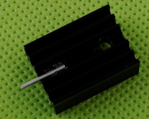 10PCS TO-220 IC Heat Sink Black TO220 21x15x11mm with PIN Aluminum