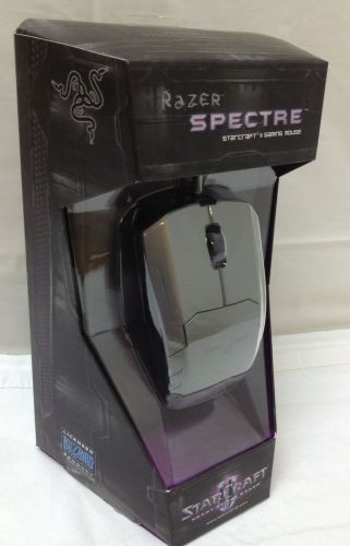 Razer spectre starcraft ii gaming mouse rz01-00430100-r3m2 (blizzard) new! for sale