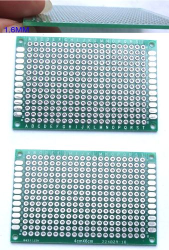 50PCS Double Side PCB 4CM X 6CM Printed Circuit Board Blank Protoboard Soldering