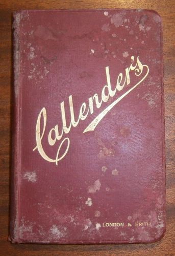 Callender&#039;s Cable and Costruction Co. Catalogue 1915