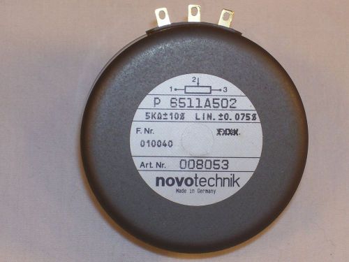Novotechnik 5 K Ohm Precision Servo Potentiometer P6511A502