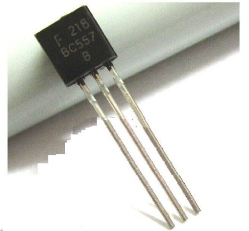 50pcs new bc557b bc557 pnp transistor to-92 new good quality for sale