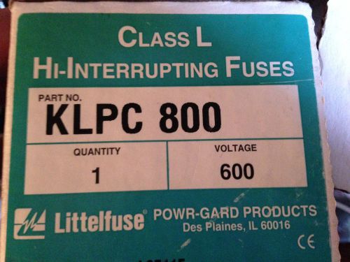 Littelfuse klpc 800 fuse for sale