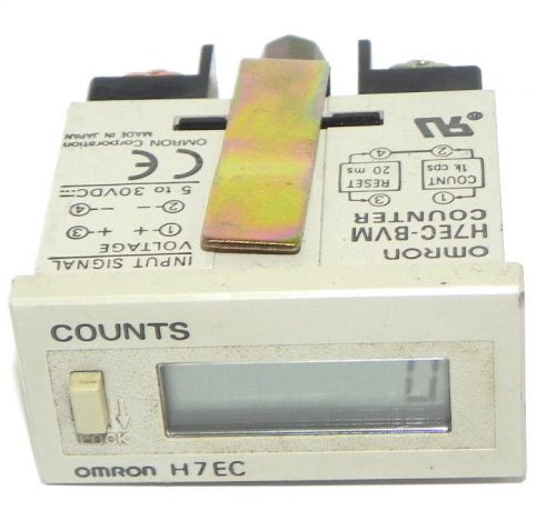 OMRON H7EC-BVM COUNTER 5 TO 30VDC H7ECBVM