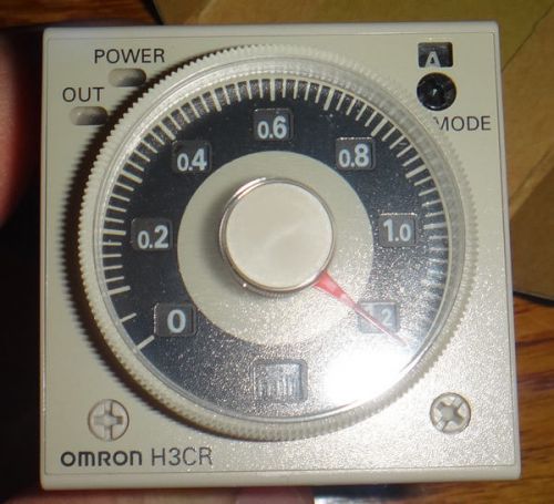 Omron Timer H3CR-A8E 1.2 sec to 300 hours 100-240 VAC 100-125 VDC NEW