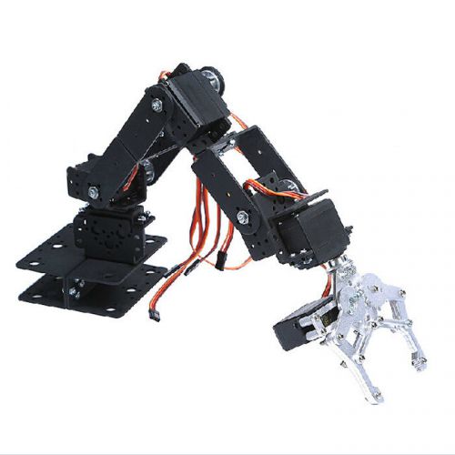 1 set 6dof aluminium mechanical robotic best us claw mount robot kit for sale