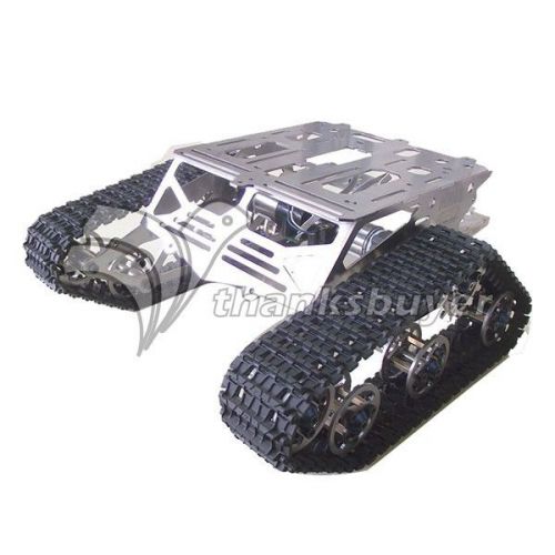 Metal robot chassis track arduino tank chassis wali w/ motor stainless steel for sale