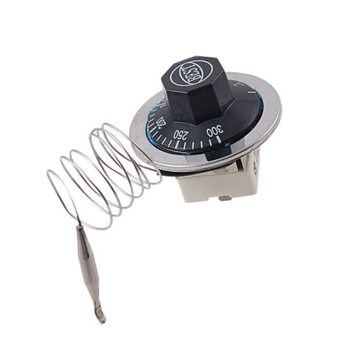 1x 50-300°c electric oven thermostat temperature switch 220v 16a w rotary knob for sale
