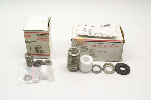 Lot 2 fisher rpackx00012 rpackx00032 ptfe rebuild packing kit stem b402611 for sale