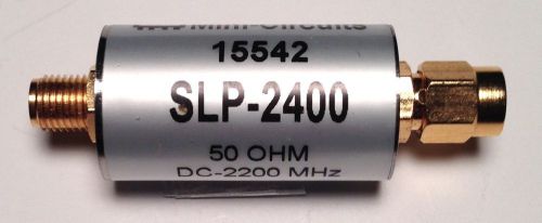 Mini-circuits slp-2400 low pass filter 50-ohm dc to 2200 mhz for sale
